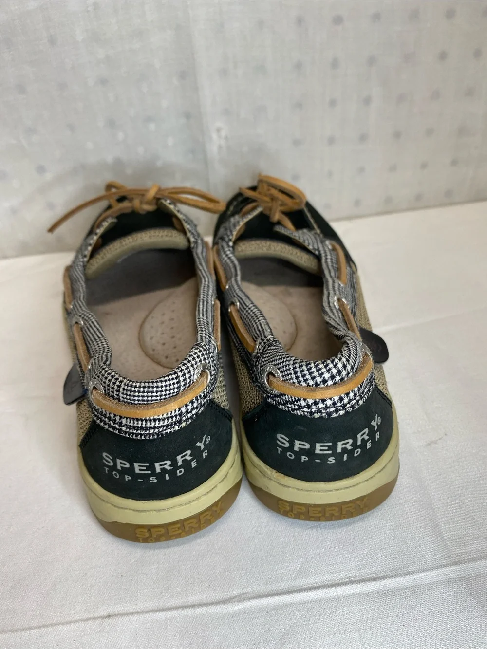 Sperry Top-Sider - Angelfish Black Prince of Wales Size 6M